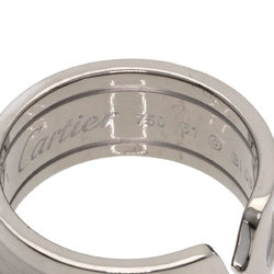 Cartier C2 Ring LM #61 Ring, K18 White Gold, Unisex CARTIER