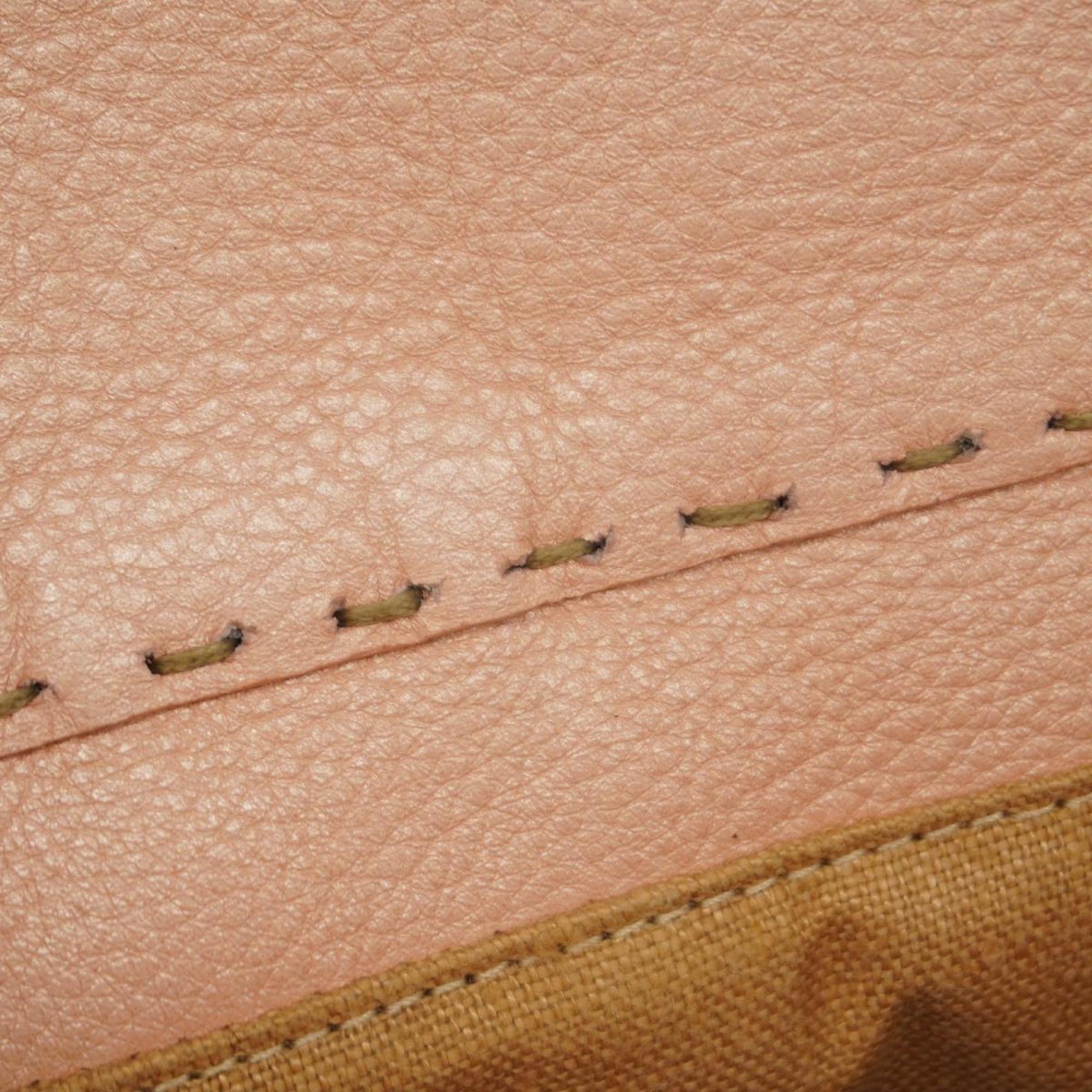 Fendi Tote Bag Selleria Leather Pink Women's