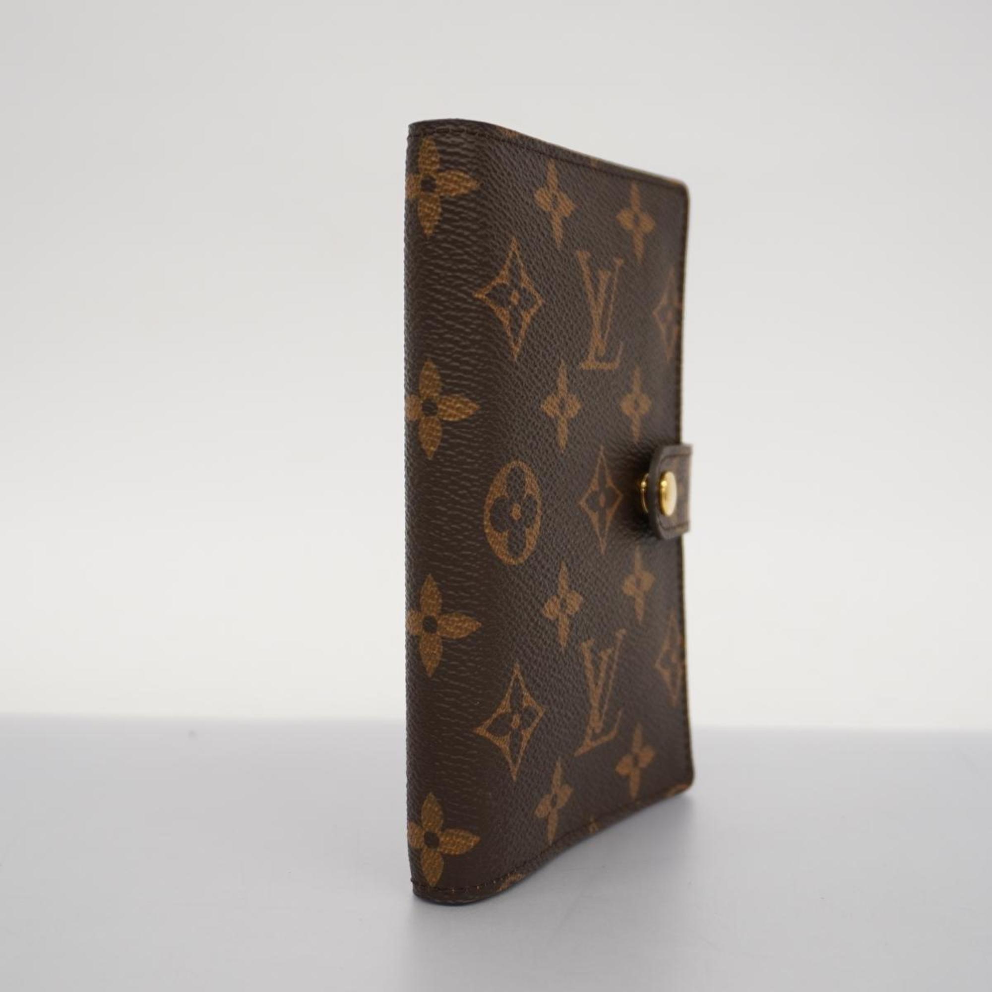 Louis Vuitton Notebook Cover Monogram Agenda PM R20005 Brown Men's Women's