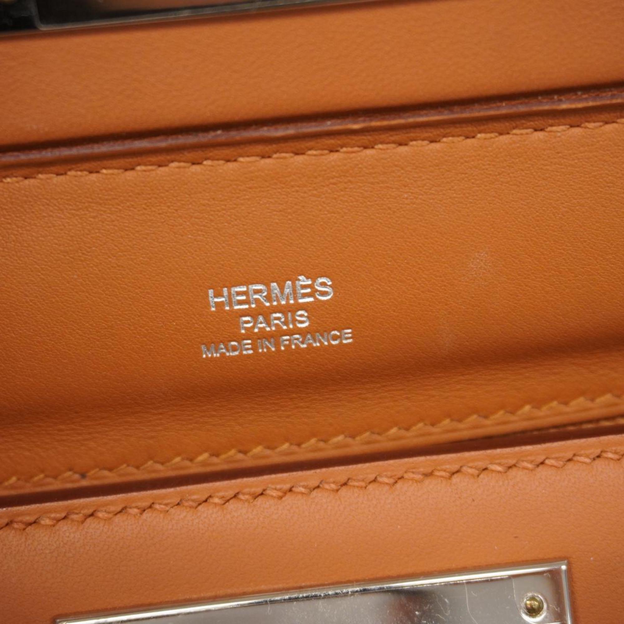 Hermes handbag Van Quatre B stamp Swift Evercolor Gold Ladies