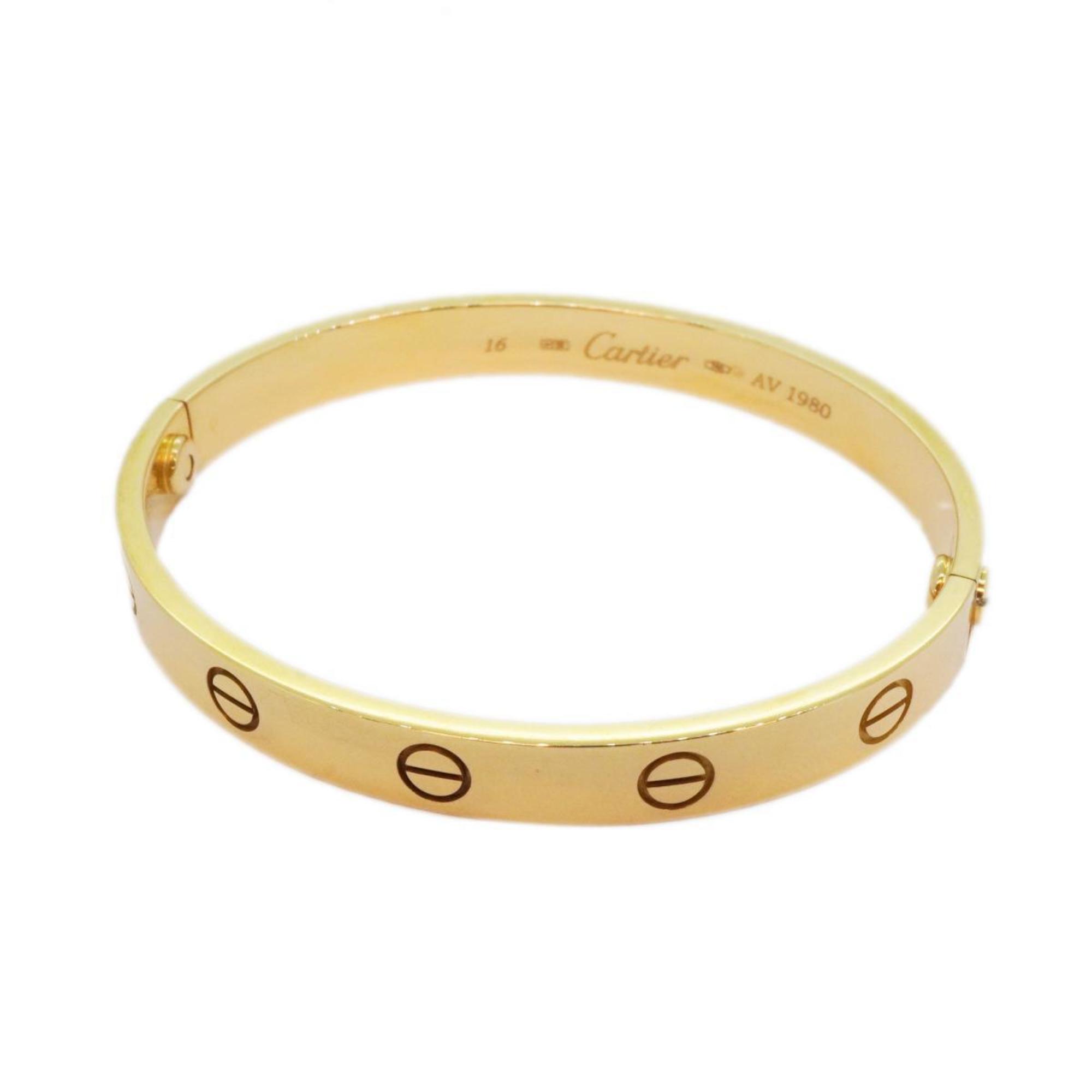 Cartier Bangle Love Bracelet K18YG Yellow Gold Ladies