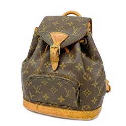 Louis Vuitton Backpack Monogram Montsouris M51137 Brown Women's