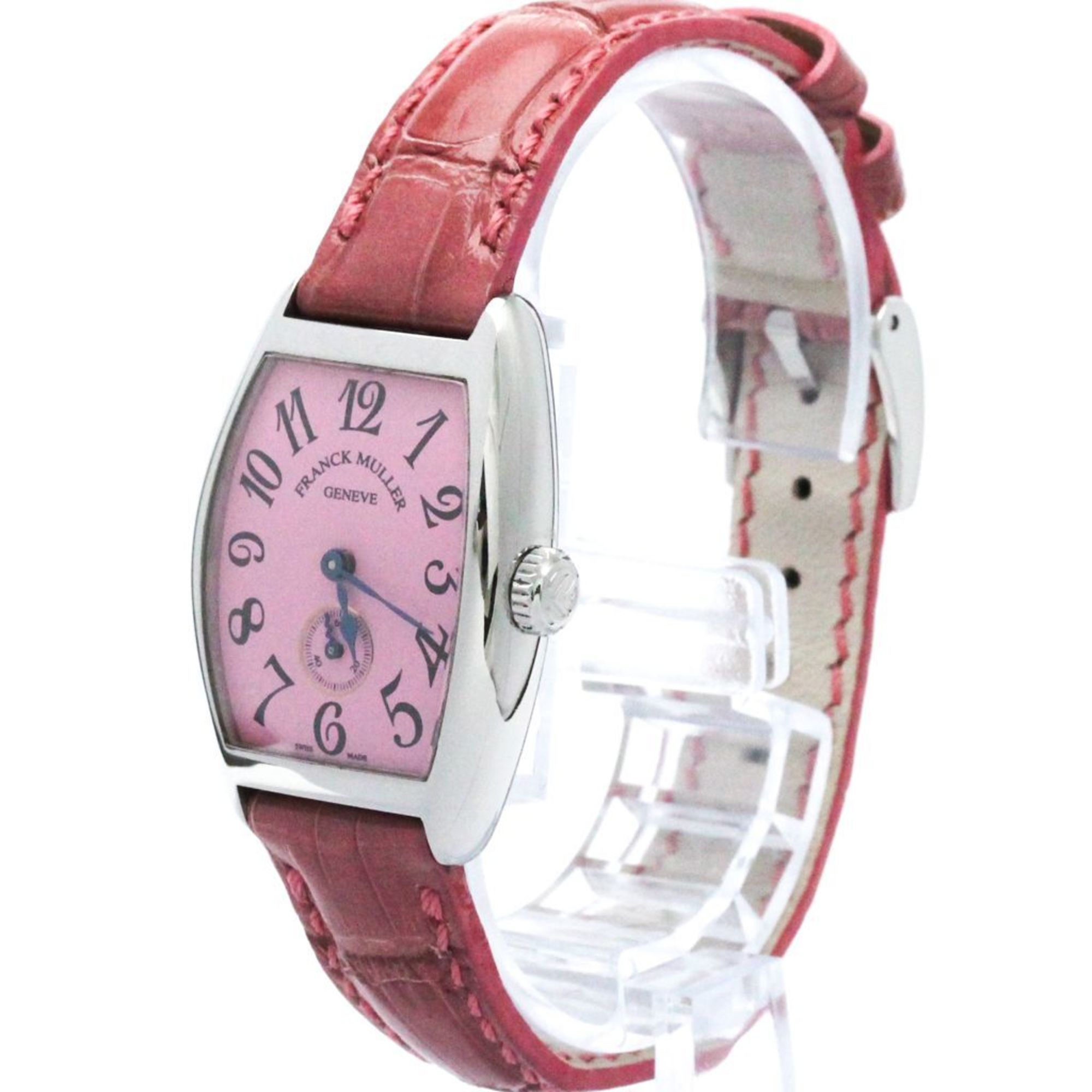 Polished FRANCK MULLER Cintree Curvex Hand-Winding Ladies Watch 1750S6 BF572339