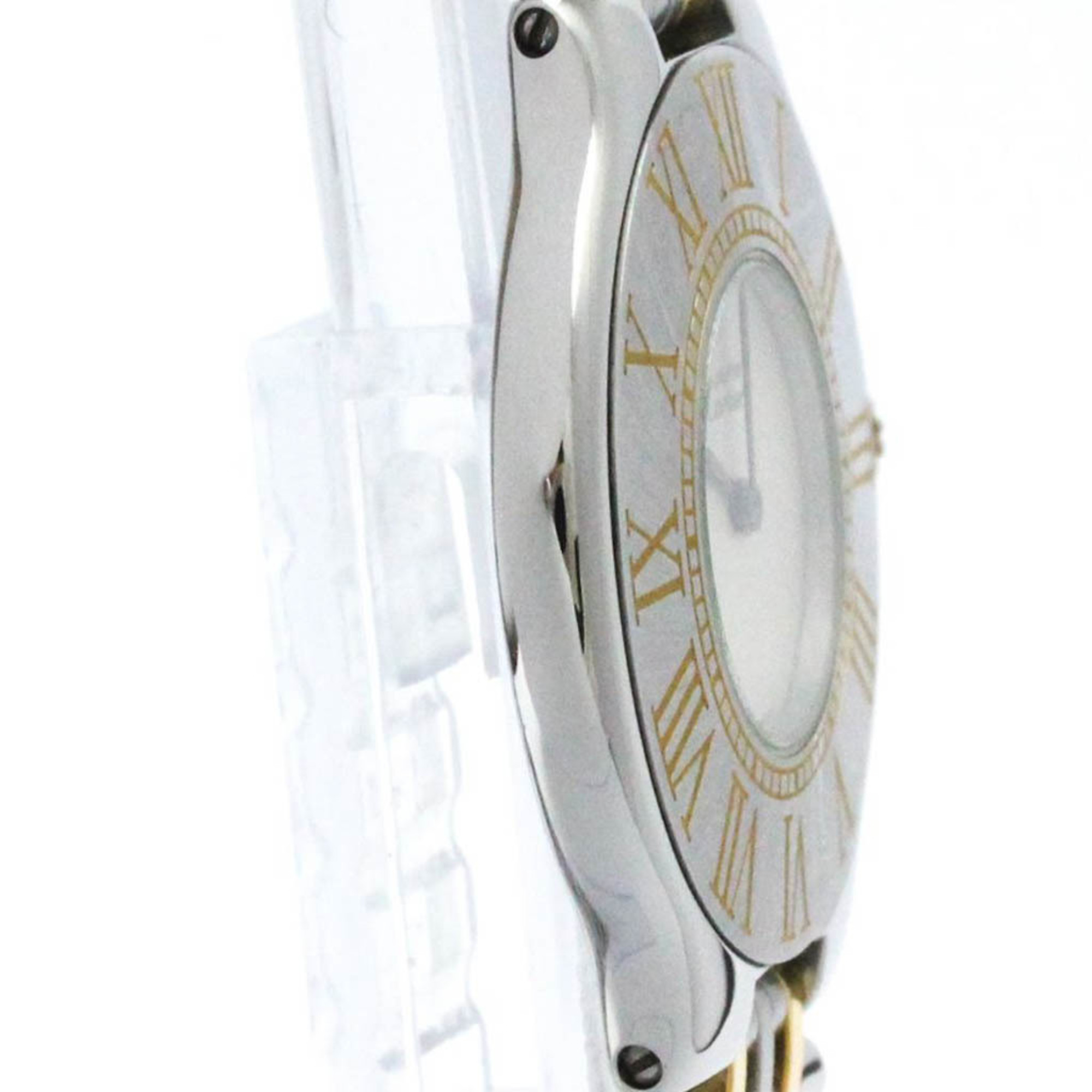 Polished CARTIER Must 21 Gold Plated Steel Quartz Unisex Watch BF572311