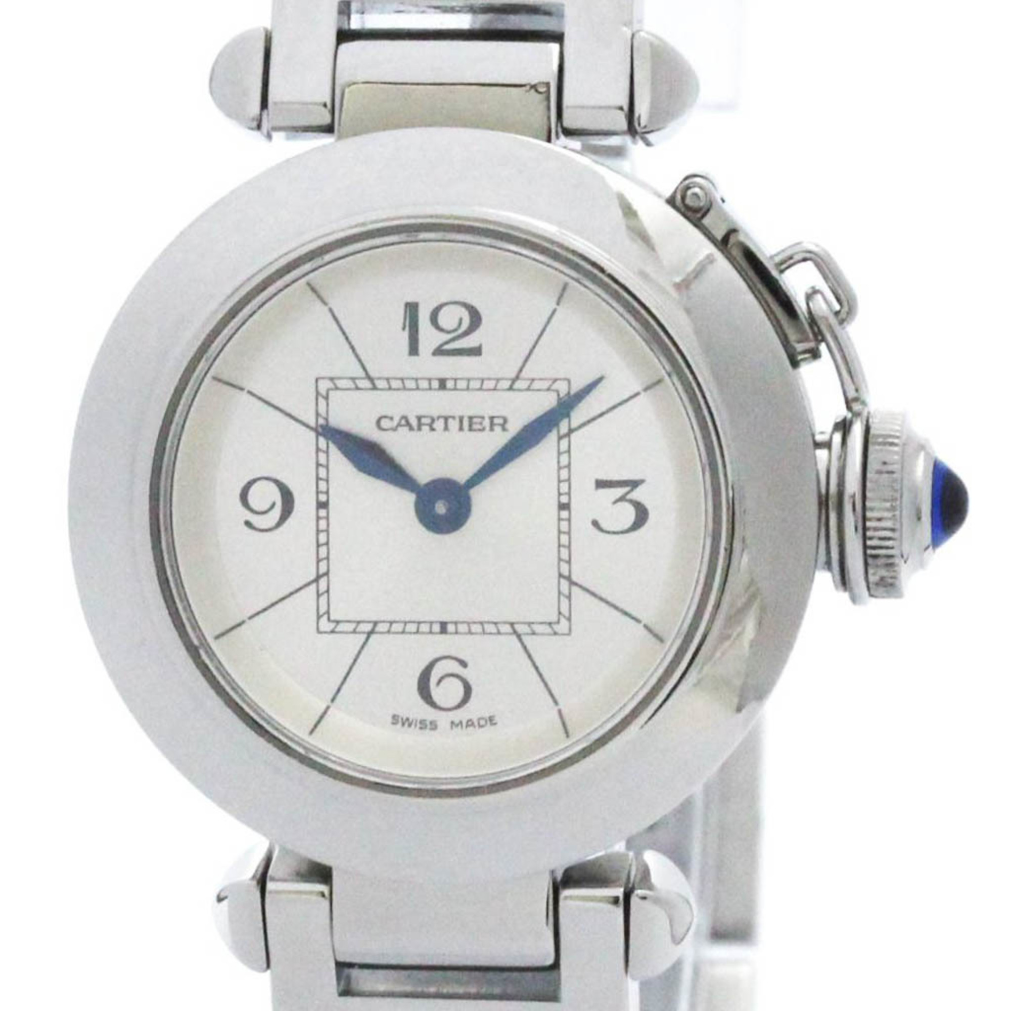 CARTIER Miss Pasha Stainless Steel Quartz Ladies Watch W3140007 BF572316