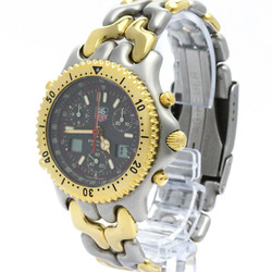 TAG HEUER Sel Chronograph Gold Plated Steel Quartz Mens  Watch S25.206 BF572212