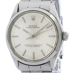 Vintage ROLEX Oyster Perpetual 1002 Steel Automatic Mens Watch BF572555