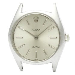 ROLEX Cellini 18K White Gold Hand-Winding Ladies Watch 3800 Head Only BF571650