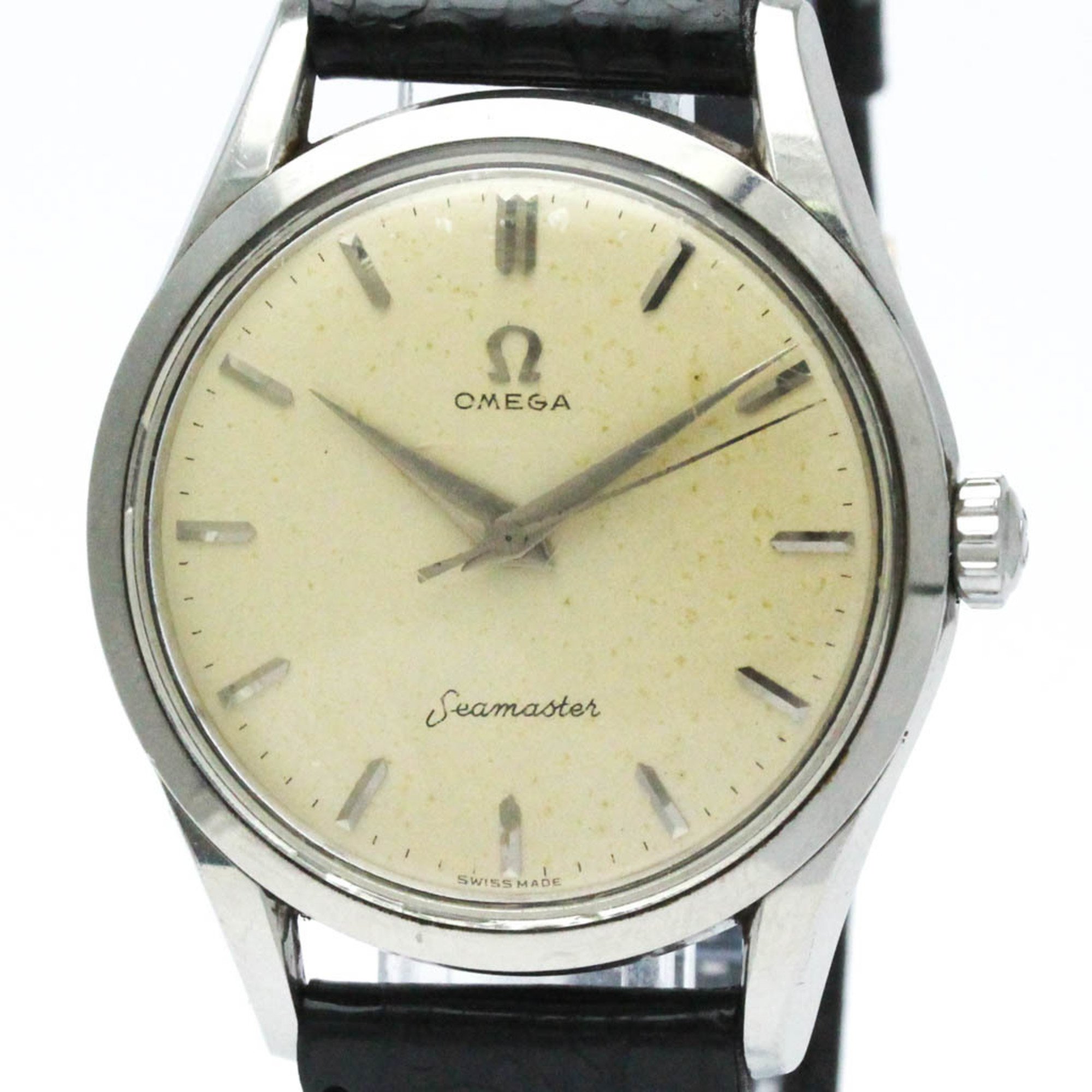 Vintage OMEGA Seamaster Cal.284 Steel Hand-Winding Mens Watch 2938 BF571724
