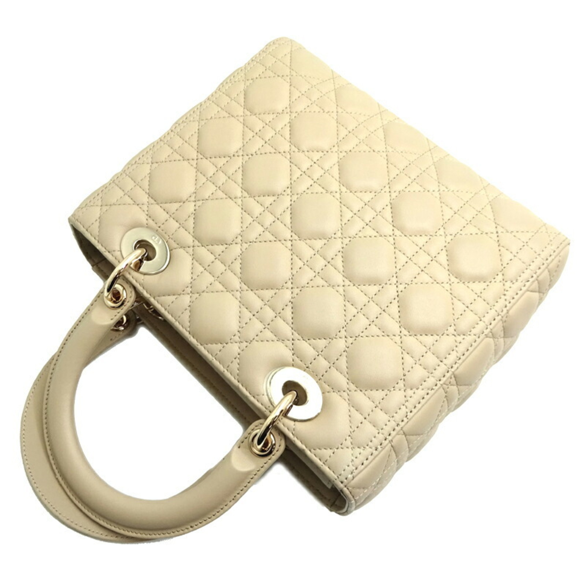 Christian Dior Lady Women's Handbag M0565OCEA/M39U Lambskin Beige