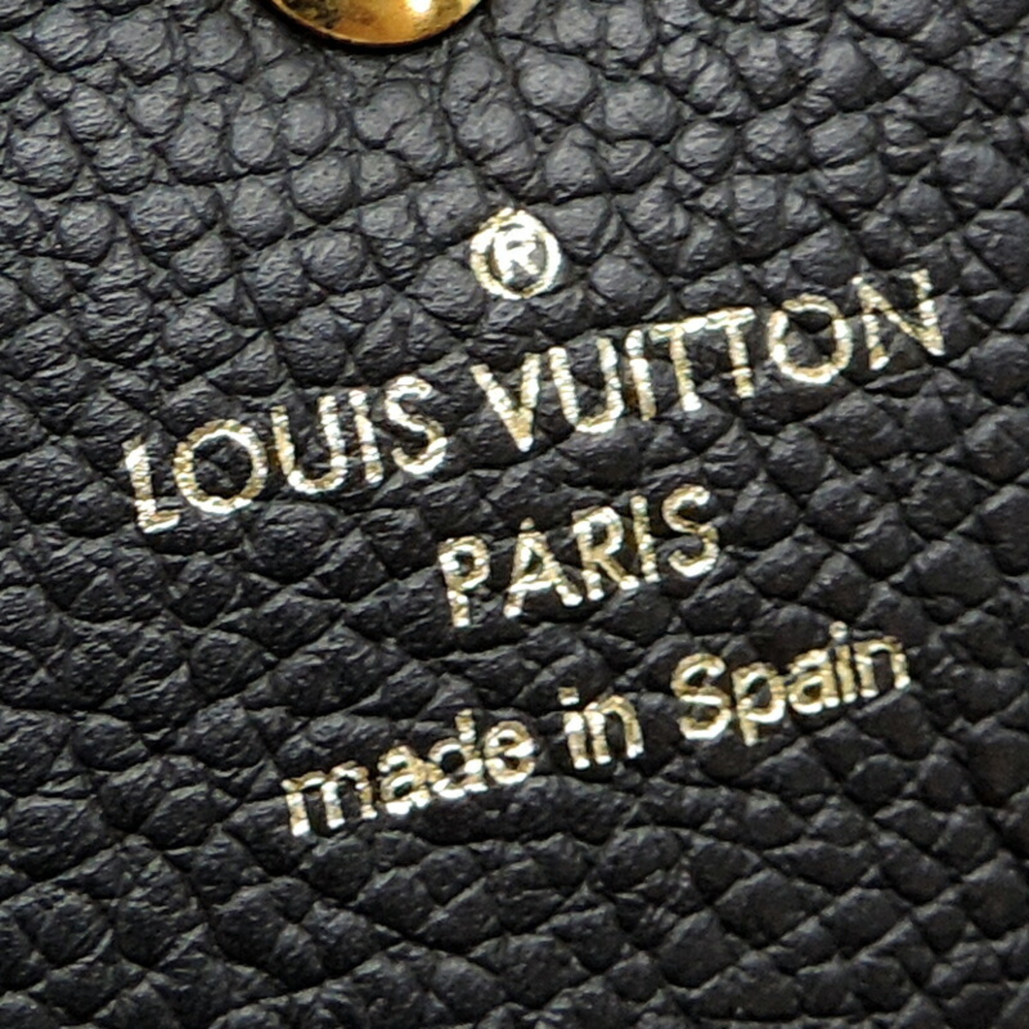 Louis Vuitton Portefeuille Sarah Women's Long Wallet M61182 Monogram Empreinte Noir (Black)