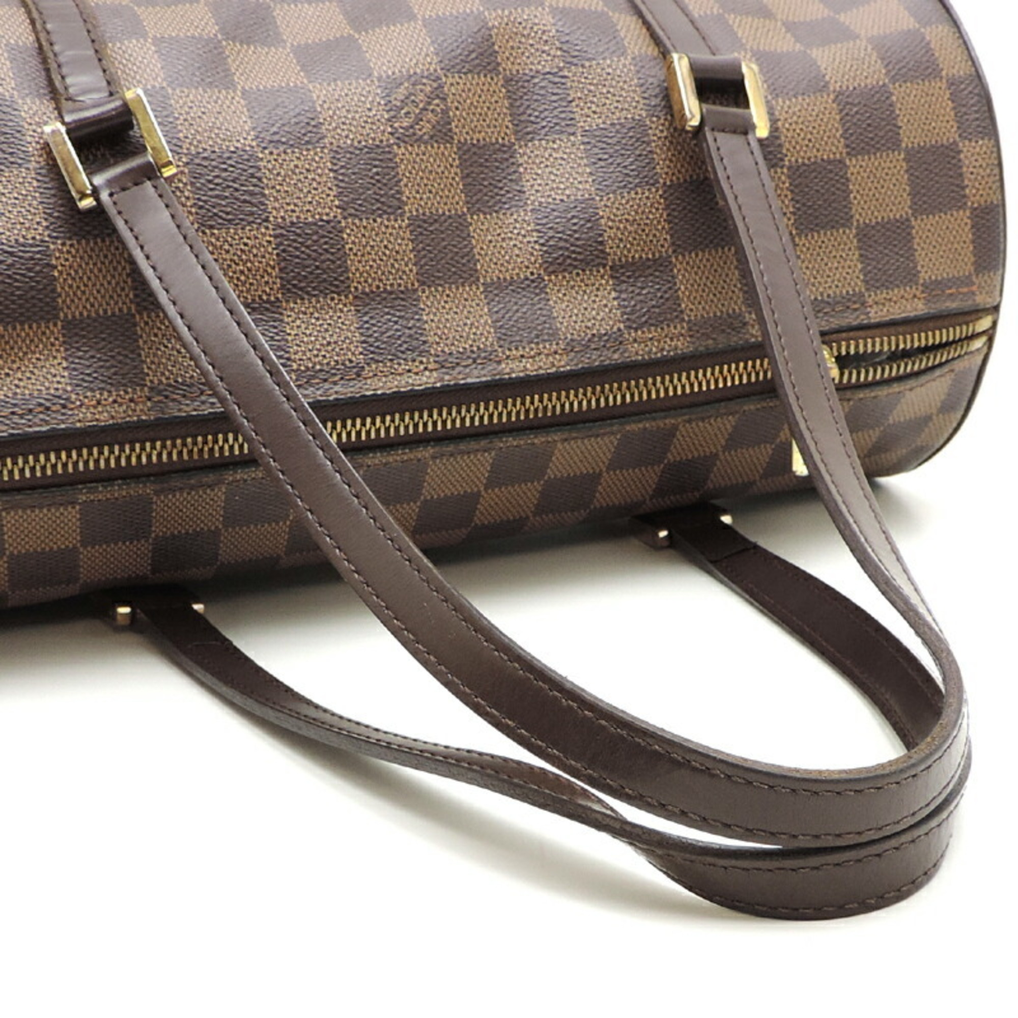Louis Vuitton Papillon 30 Women's Handbag N51303 Damier Ebene (Brown)
