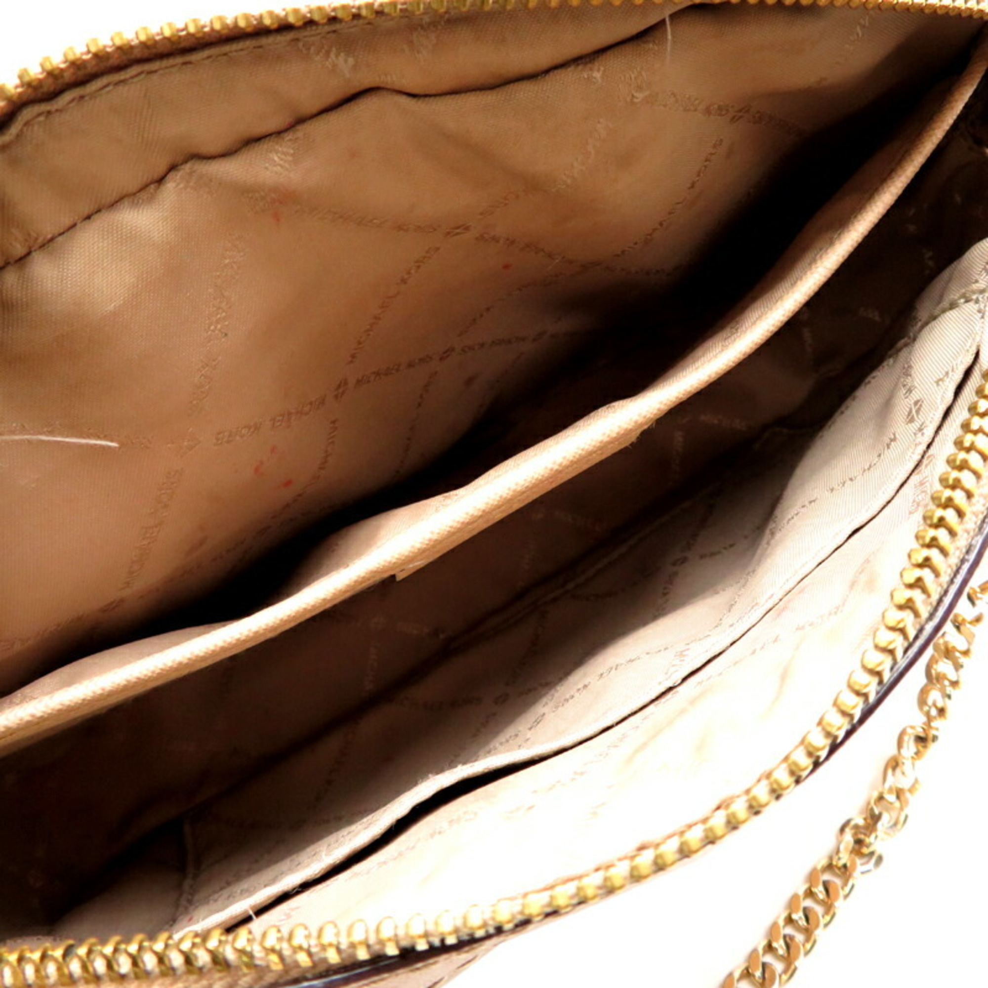 Michael Kors Women's Shoulder Bag Leather Beige