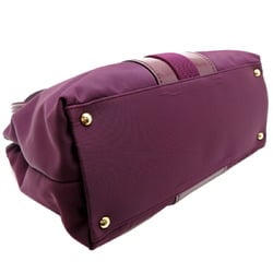 Salvatore Ferragamo Vara Ribbon Women's Tote Bag FJ-21 E166 Nylon Purple