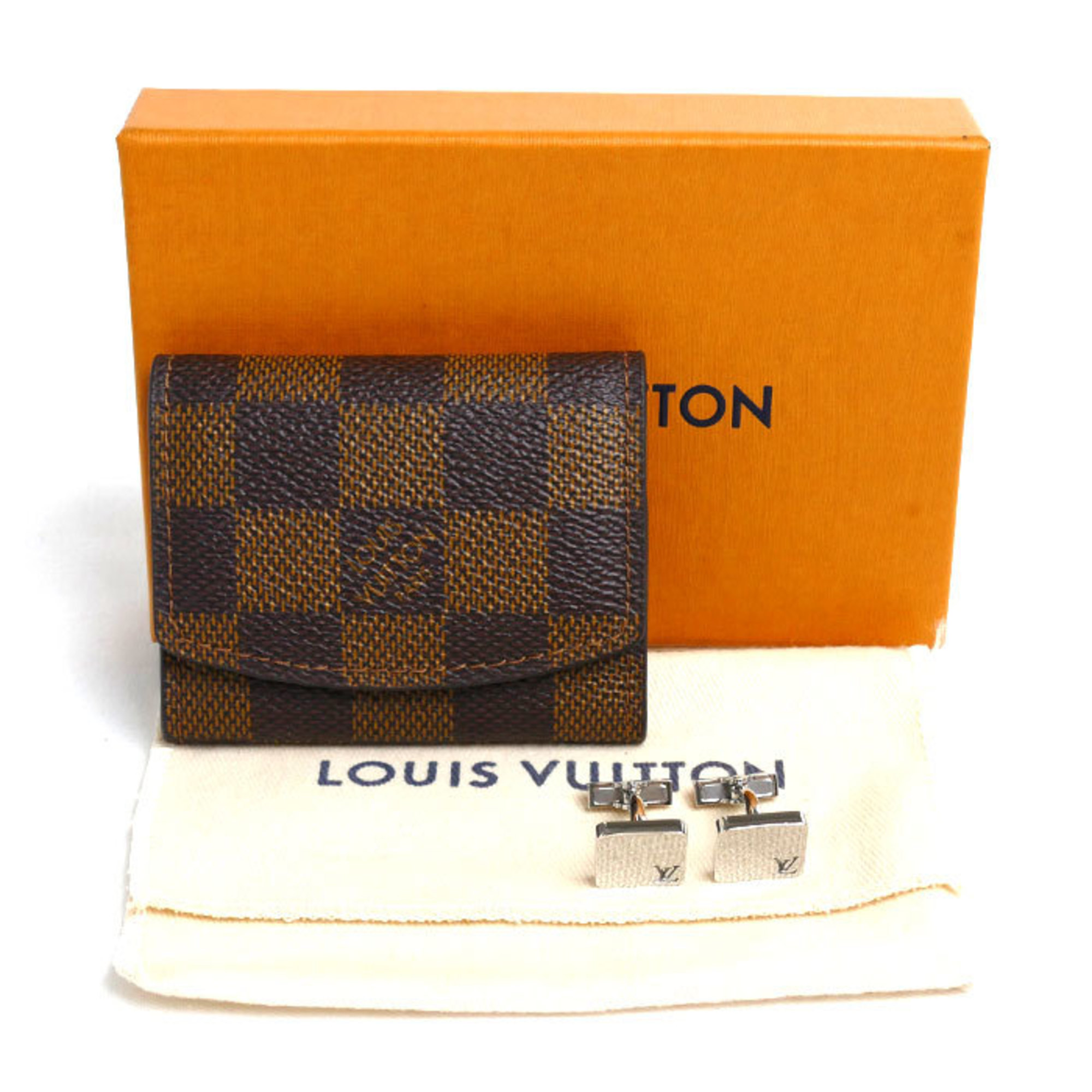 LOUIS VUITTON Louis Vuitton Steel Cufflinks Champs Elysees M65043 Men's
