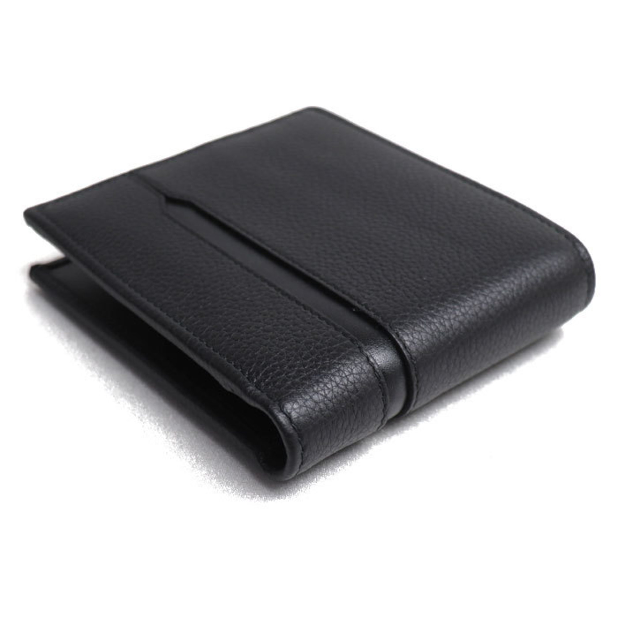 BVLGARI Octo Bi-fold Wallet Black 36964 Men's