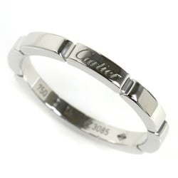 CARTIER Cartier K18WG White Gold Maillon Panthere Ring B4083559 Size 18.5 59 4.8g Unisex