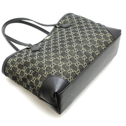 Gucci Ophidia Medium GG Women's and Men's Tote Bag 631685 Denim Black