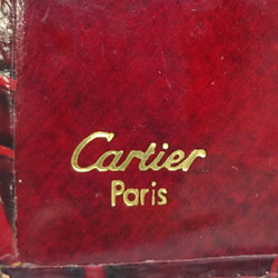 Cartier Happy Birthday Compact Wallet Women's Bi-fold L3000347 Patent Calfskin Bordeaux