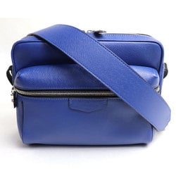 LOUIS VUITTON Louis Vuitton Outdoor PM Shoulder Bag Taiga Cobalt M33437 Men's