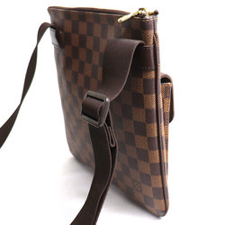 LOUIS VUITTON Louis Vuitton Pochette Mervil Shoulder Bag Damier Brown N51127 Unisex