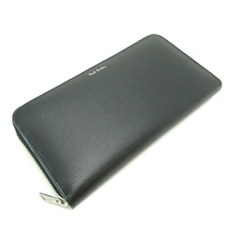 Paul Smith Round Long Wallet Women's and Men's Leather Black