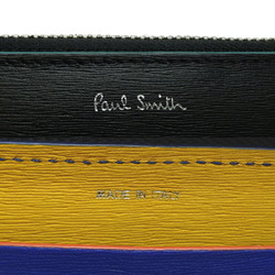 Paul Smith Round Long Wallet Women's and Men's Leather Black