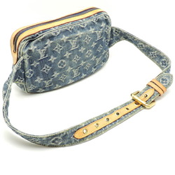 Louis Vuitton Bum Bag Women's and Men's Waist M95347 Monogram Denim Blue