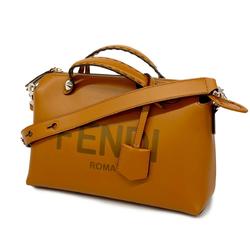 Fendi handbag by the way leather light brown ladies