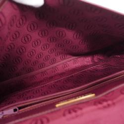 Cartier shoulder bag Trinity leather Bordeaux pink ladies