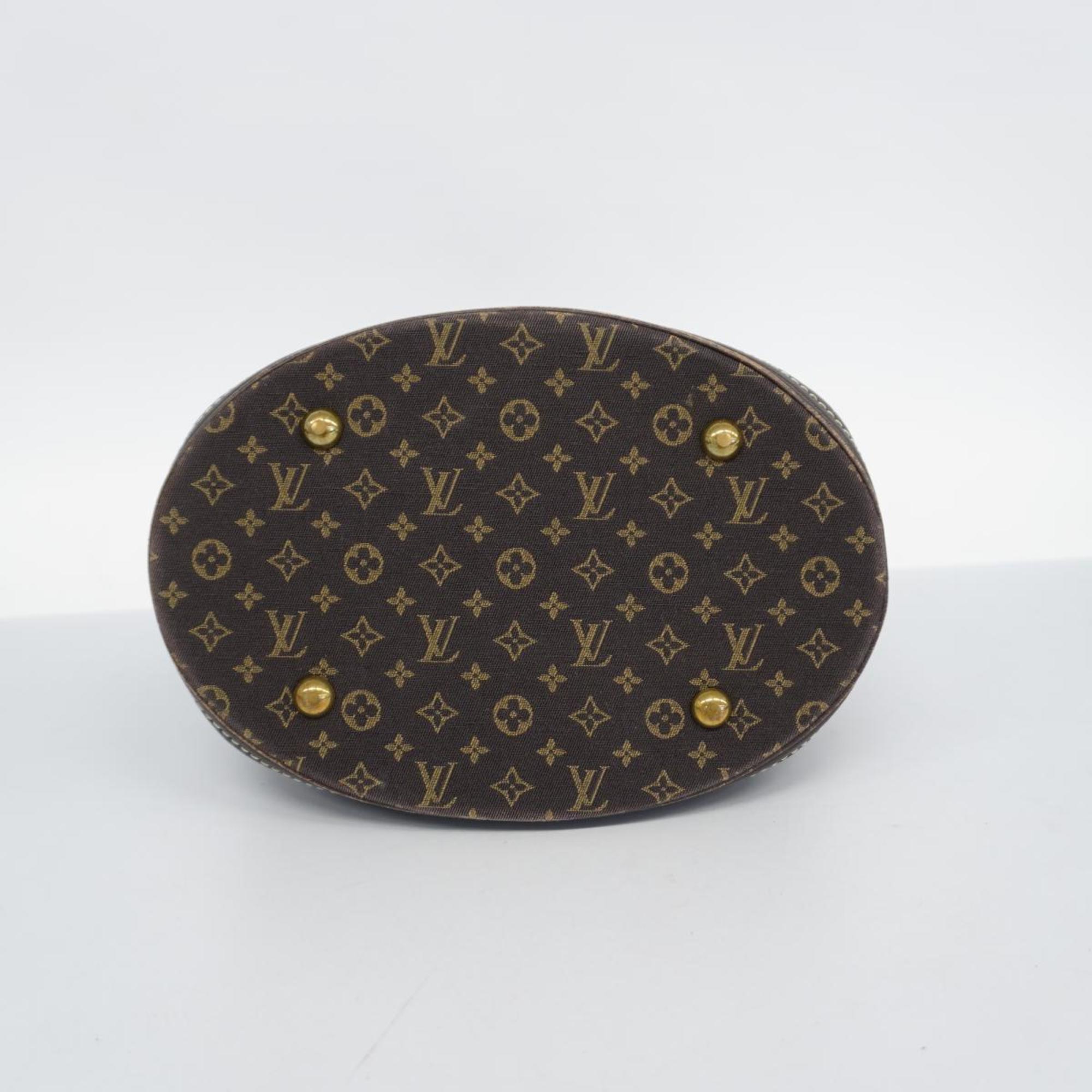 Louis Vuitton Shoulder Bag Monogram Lan Bucket PM M95226 Ebene Ladies