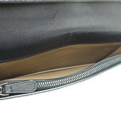 Bottega Veneta Intrecciato Cangle Long Wallet Men's 113993 Leather Black