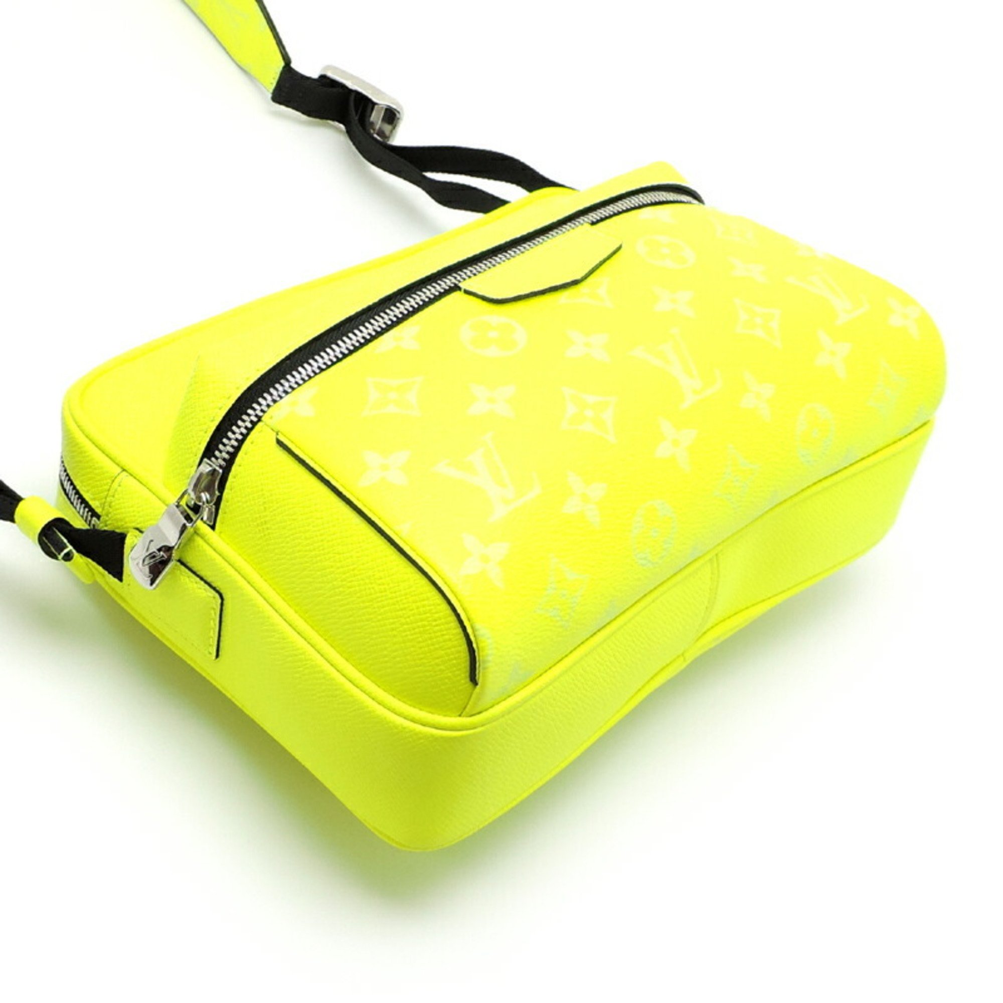 Louis Vuitton Outdoor PM Women's and Men's Shoulder Bag M30239 Taiga Rama Yellow