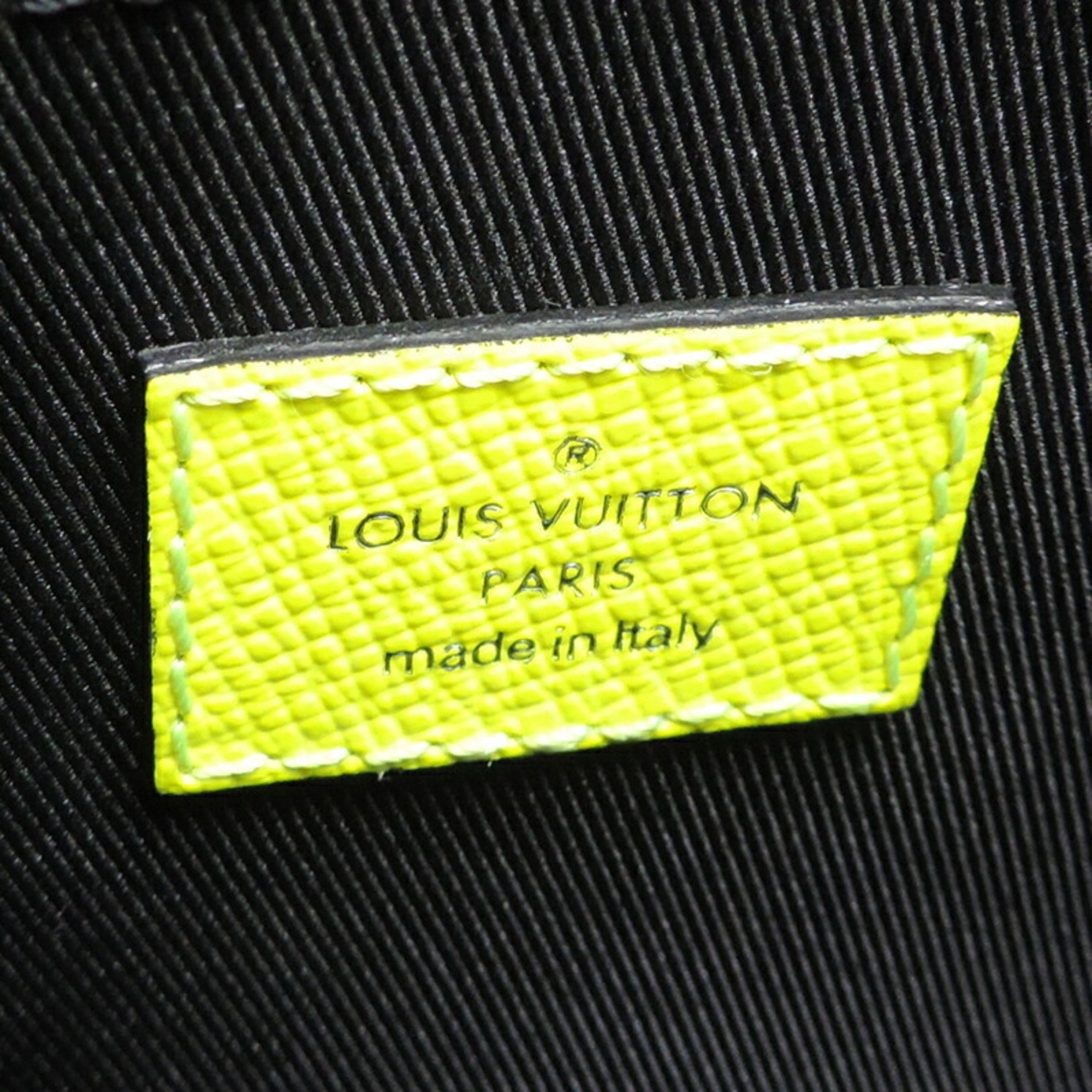 Louis Vuitton Outdoor PM Women's and Men's Shoulder Bag M30239 Taiga Rama Yellow