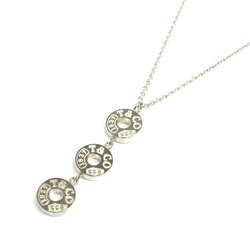 TIFFANY&Co. Tiffany Silver 925 Three Drop Circle Necklace 5.5g 37cm Women's