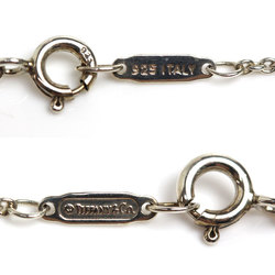 TIFFANY&Co. Tiffany Silver 925 Three Drop Circle Necklace 5.5g 37cm Women's