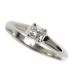 TIFFANY&Co. Tiffany Pt950 Platinum MIXED CUT Diamond Ring, 0.27ct, Size 9, 3.5g, Women's