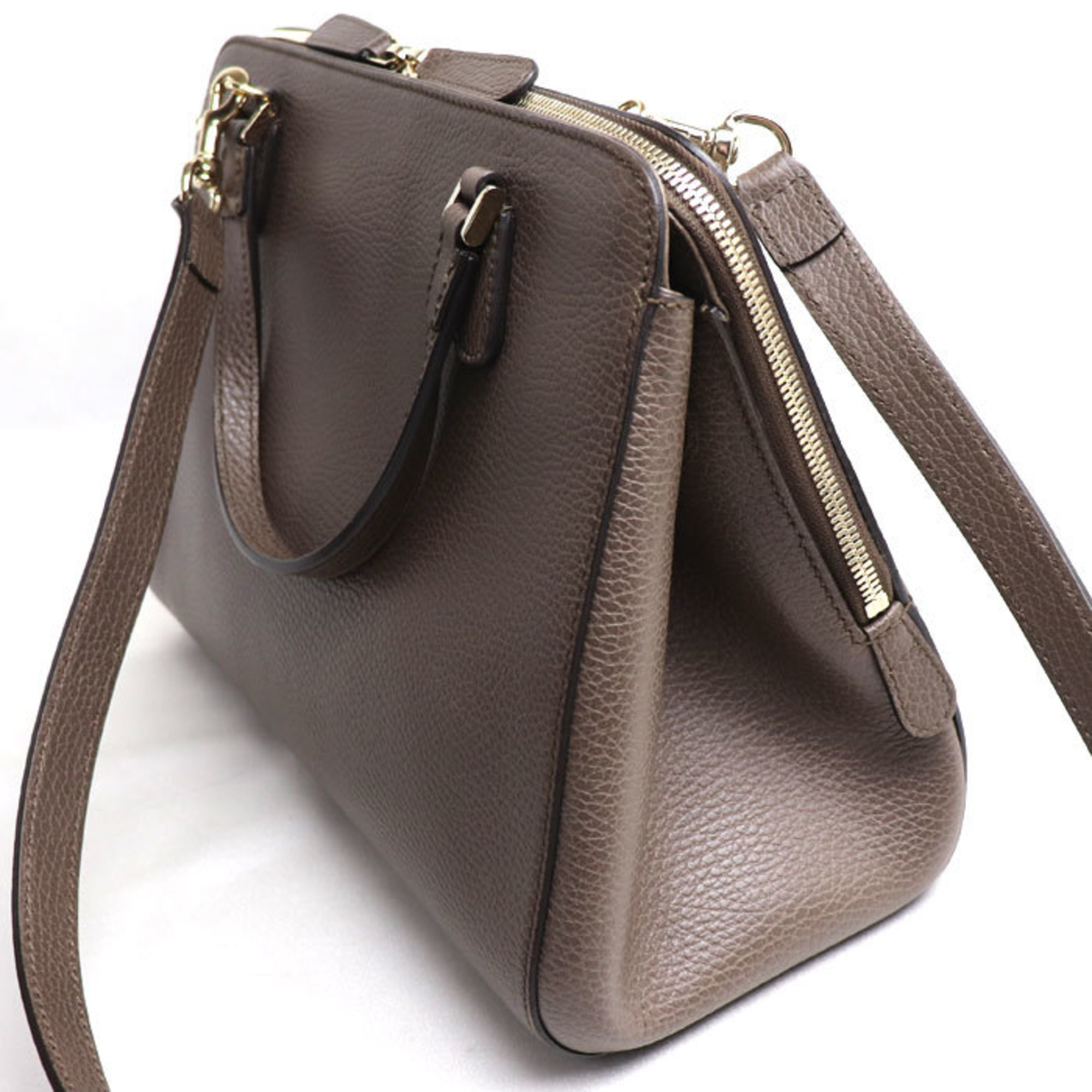 GUCCI 2-Way Shoulder Bag Dark Brown 391987 Women's