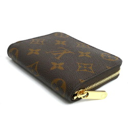 LOUIS VUITTON Louis Vuitton Zipper Coin Purse Case Monogram Brown M60667 IC Chip Women's