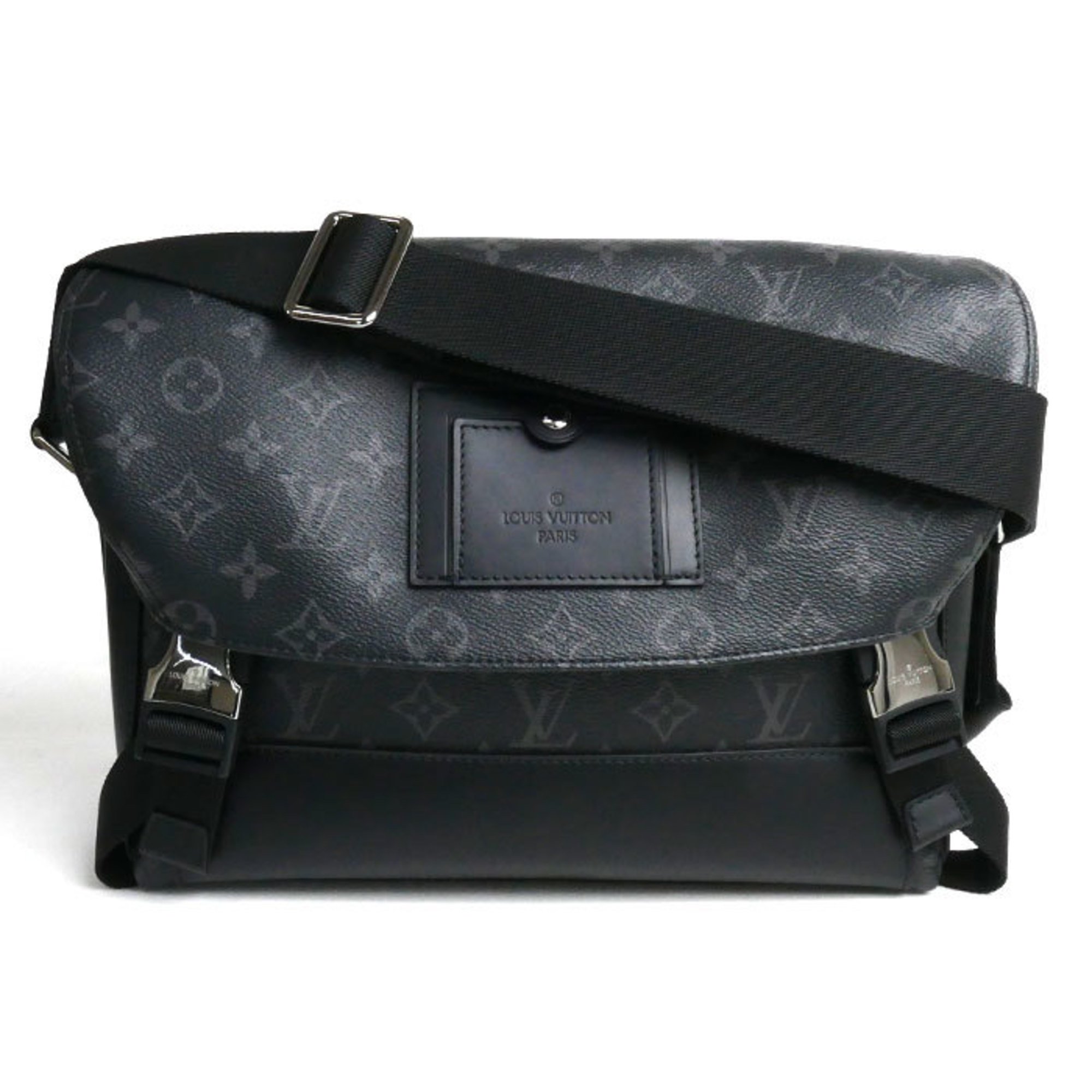 LOUIS VUITTON Louis Vuitton Voyage PM Shoulder Bag Monogram Eclipse Black M40511 Men's