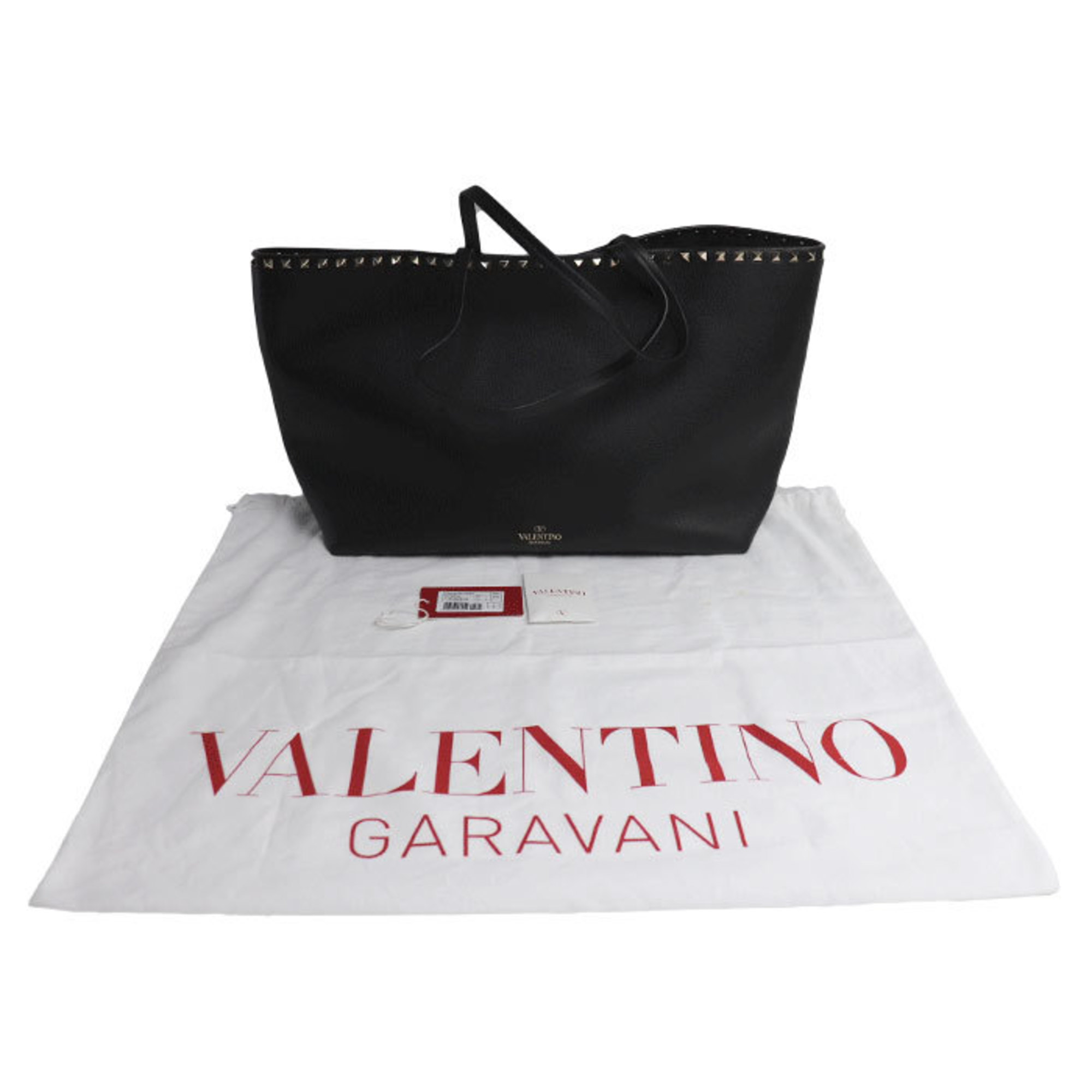 Valentino Garavani Rockstud Tote Bag Black 1W2B0B70VSF