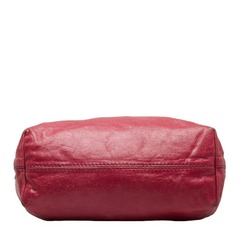 PRADA Handbag Pink Leather Women's