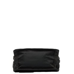Prada Embroidered Handbag Black Nylon Women's PRADA
