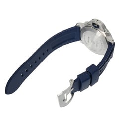 OFFICINE PANERAI Luminor eSteel Blu Profondo PAM01157 Men's SS/Rubber Watch, Manual Winding, Blue Gradient Dial