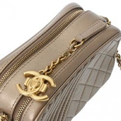 CHANEL Chanel Chain Camera Bag Bronze Gold - Women's Leather Shoulder
