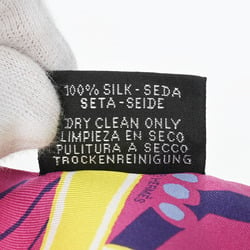 HERMES Twilly JEU DE SOIE UNIFORME Multicolor Women's 100% Silk Scarf Muffler