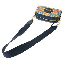 GUCCI GG Kaleidoscope Blue/Yellow 476466 Unisex PVC Leather Shoulder Bag