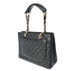CHANEL GST Grand Tote Black A50995 Women's Caviar Skin Bag