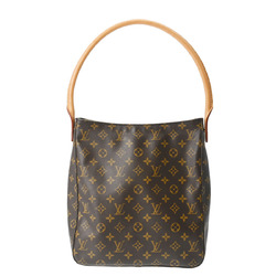 LOUIS VUITTON Louis Vuitton Monogram Looping GM Brown M51145 Women's Canvas Bag