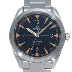 OMEGA Seamaster 220.10.40.20.01.001 Men's Stainless Steel Watch Automatic Black Dial